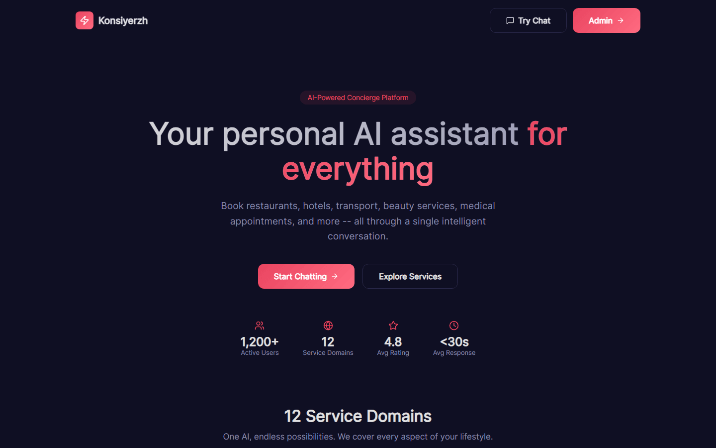 Konsiyerzh screenshot