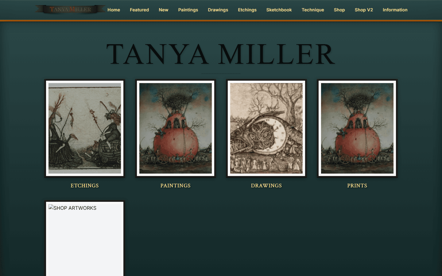 Tanya Miller Art screenshot